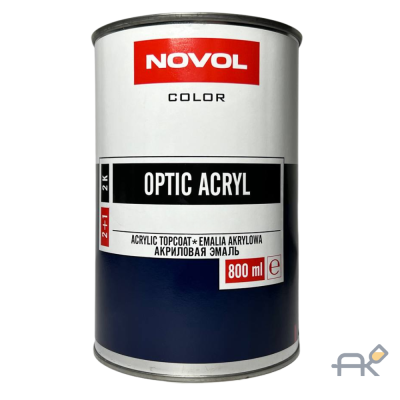 Акриловая эмаль NOVOL OPTIC LADA 101 white белый 0.8 л